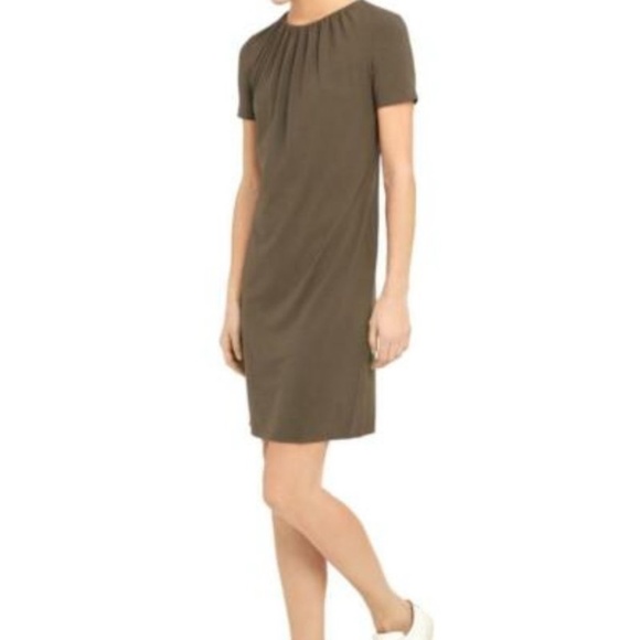 Theory Ruched Neck Dress Size M - Picture 2 of 9